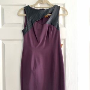 Ali Ro Dress with Leather Top